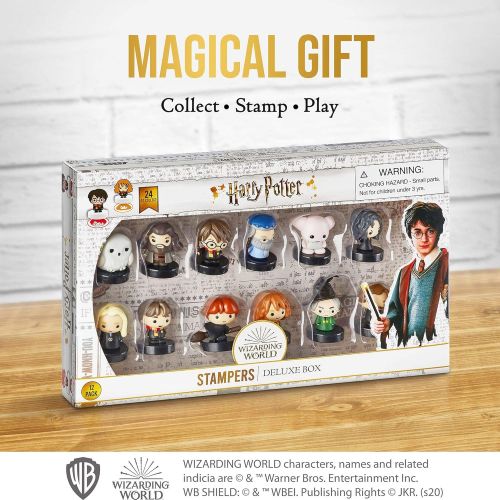  [아마존베스트]P.M.I. Self-Inking Harry Potter Stampers, Set of 5  Harry Potter Gifts, Collectables, Party Decor, Cake Toppers  Harry Potter,Ron Weasley, Neville Longbottom and More by PMI, 2.5 in. Ta