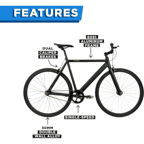  P3 Cycles Track Aluminum Single Speed Fixie Urban Bike