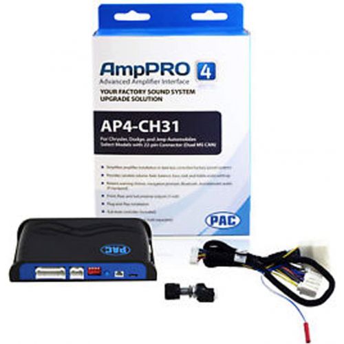  PAC AmpPRO AP4-CH31 Amplifier Replacement Interface Interface for Select 2011-2015 Chrysler, Dodge and Maserati Vehicles