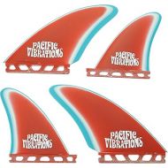 PACIFIC VIBRATIONS Futures Base Controllers Surfboard 4 Quad fins Set Fiberglass 3 Colors