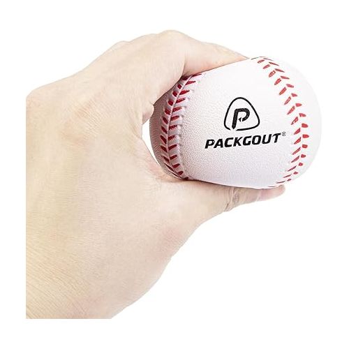  Soft Baseballs Foam Baseballs for Kids Teenager Players Training Balls, Squishy Practice Baseballs for Hitting or Replacement Balls Soft Tballs