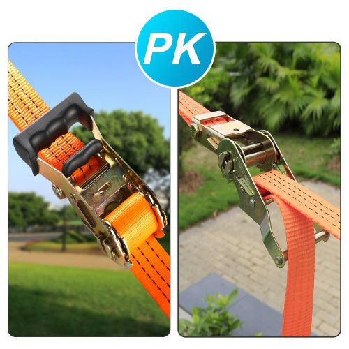  PACKGOUT Slackline, 45 Obstacles Course for Kids Warrior Training Equipment Swing Hanging Monkey Bar Kits, Gifts for Boys and Girls Included Carrying Bag and Tree Protectors