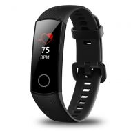 PADY-Honor Huawei Honor Band 4 6-Axis Inertial Heart Rate Monitor Infrared 0.95 Full Touch AMOLED Color Screen Home Button All-in-One Activity Tracker 5ATM Waterproof Standard Edition