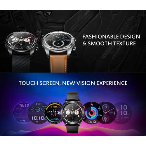  PADY-Honor Original Huawei Honor Watch Magic Outdoor NFC Smart Watch Sleek Slim Long Battery Life GPS Scientific Coach 1.2 inch HD AMOLED 390x390 Color Screen Activity Tracker 5ATM Waterproof