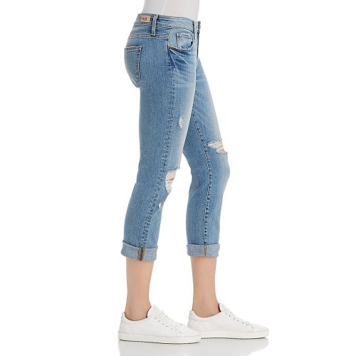  PAIGE Brigitte Straight Jeans in Janis Destructed