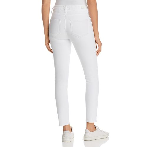  PAIGE Hoxton Ankle Skinny Jeans in Crisp White