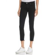 PAIGE Verdugo Ankle Skinny Jeans in Black Super Distressed - 100% Exclusive