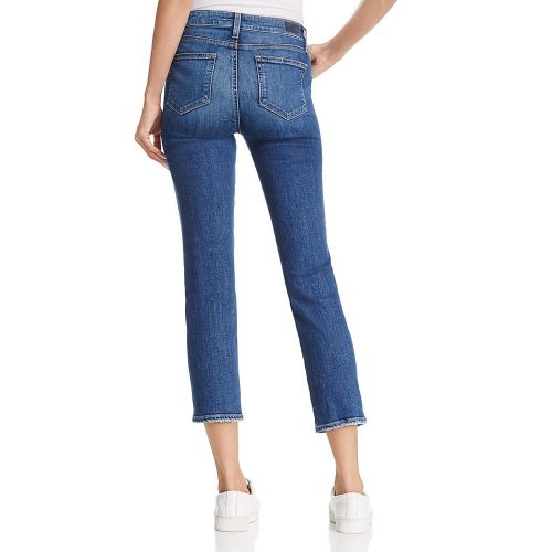  PAIGE Jacqueline Straight-Leg Jeans in Medium Blue