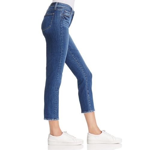  PAIGE Jacqueline Straight-Leg Jeans in Medium Blue