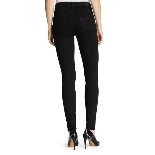 PAIGE Paige Denim Jeans - Transcend Hoxton High Rise Ultra Skinny in Black Shadow