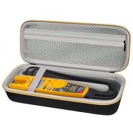 Case Compatible with Fluke T5-1000/ T5 600/ T6-1000/ T6 600 Electrical Voltage, Continuity and Current Tester Meter Organizer Holder - Gray (Box Only)