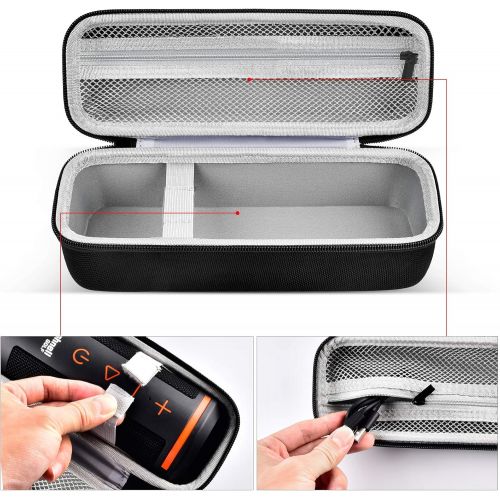  PAIYULE Case Compatible with Bushnell Wingman GPS Speaker, Storage Carrying Organizer Pouch Fits for Golf GPS and USB Charging Cable(Box Only)