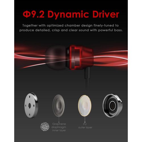  [아마존 핫딜]  [아마존핫딜]PALOVUE Earflow in-Ear Lightning Headphones Magnetic Earphones MFi Certified Earbuds with Microphone Controller Compatible iPhone X/XS/XS Max/XR iPhone 8/P iPhone 7/P (Metallic Red
