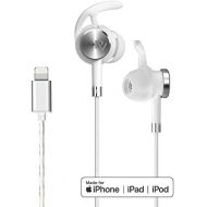 [아마존 핫딜]  [아마존핫딜]PALOVUE Lightning Headphones Magnetic Earbuds for Sports Workout MFi Certified Earphones with Mic Noise Cancelling Compatible iPhone 11 Pro Max iPhone X/XS Max/XR iPhone 8/P iPhone