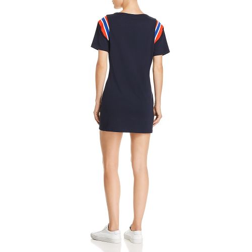  PAM & GELA Stripe-Inset T-Shirt Dress
