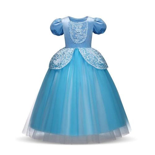  PANDAYAQ Children Princess Dress Up Costume Cosplay Dress for Girls Toddlers Party Birthday Girls Dresses Wonderful Gift