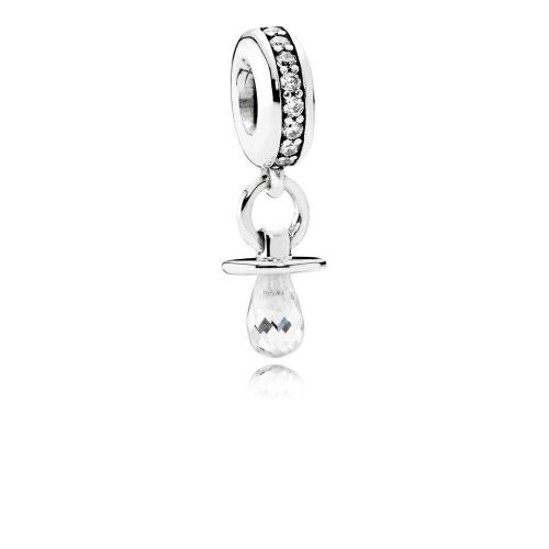  PANDORA 791890CZ Pacifier Dangle Charm