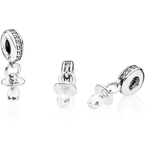  PANDORA 791890CZ Pacifier Dangle Charm