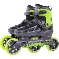 PAPAISON Adult Inline Skates for Men Women with 3 100mm Wheels, Outdoor Blades Fitness Speed Racing Skates, Roller Skates for Teens Boys Girls