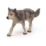 Papo Wild Animal Kingdom Figure, Grey Wolf