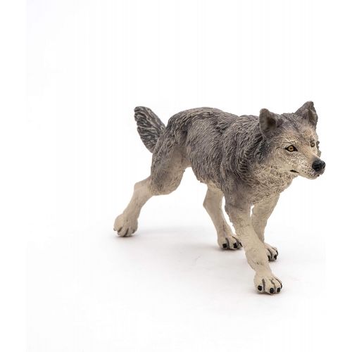 파포 Papo Wild Animal Kingdom Figure, Grey Wolf