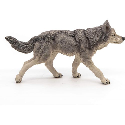 파포 Papo Wild Animal Kingdom Figure, Grey Wolf