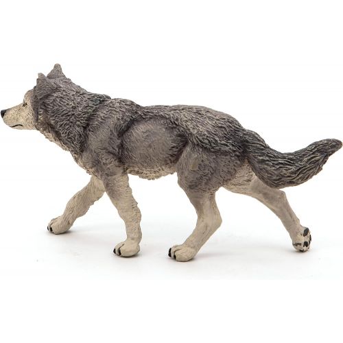 파포 Papo Wild Animal Kingdom Figure, Grey Wolf