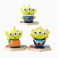 PAPRING Set 3 Toy Toys Action Figure 2 inch Hot PVC Figures Buzz Lightyear Little Green Men Sheriff Woody Jessie Small Model Mini Doll Christmas Halloween Birthday Gift Cute Collec