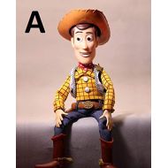 PAPRING Toy Toys Action Figure 15 inch Hot PVC Talking Figures Buzz Lightyear Sheriff Woody Jessie Big Model Large Doll Christmas Halloween Birthday Gift Collectible for Kids Adult