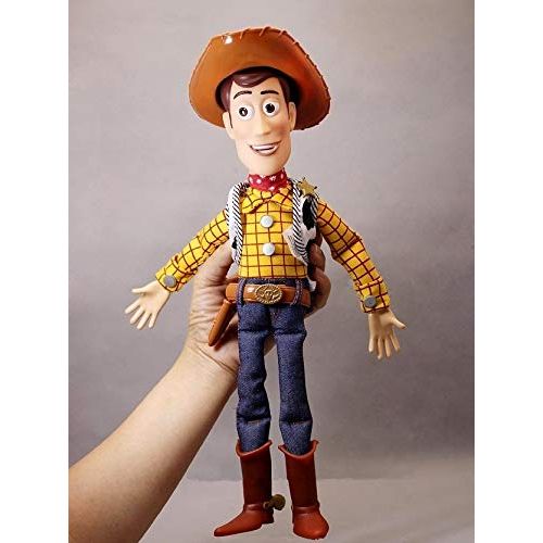  PAPRING Toy Toys Action Figure 15 inch Hot PVC Talking Figures Buzz Lightyear Sheriff Woody Jessie Big Model Large Doll Christmas Halloween Birthday Gift Collectible for Kids Adult