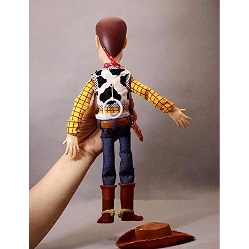  PAPRING Toy Toys Action Figure 15 inch Hot PVC Talking Figures Buzz Lightyear Sheriff Woody Jessie Big Model Large Doll Christmas Halloween Birthday Gift Collectible for Kids Adult