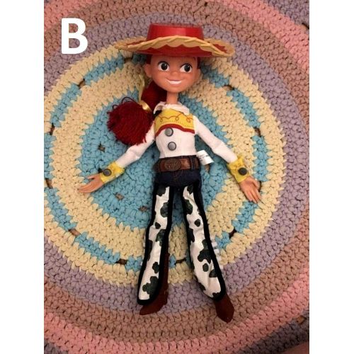  PAPRING Toy Toys Action Figure 15 inch Hot PVC Talking Figures Buzz Lightyear Sheriff Woody Jessie Big Model Large Doll Christmas Halloween Birthday Gift Collectible for Kids Adult