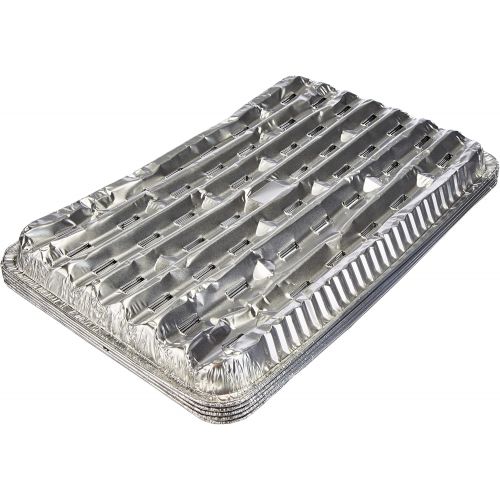  Papstar Alu-Grillschale, Aluminium, Silber, 34x23x2.5 cm, 5 Stueck