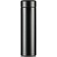 PARACITY Coffee Thermo, Thermo for Hot Drinks 17 oz Double Wall Vacuum Insulated Metal Water Bottle, Coffee Thermo, Stainless Steel Water Bottle Keeps Hot for 12 Hrs, Cold for 24 Hrs Black