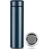 PARACITY Insulated Water Bottle,17 oz Stainless Steel Thermo, Double Wall Vacuum Simple Modern Water Bottle, Metal Water Bottle Keeps Hot for 12 Hrs, Cold for 24 Hrs, for Coffee, Drinks