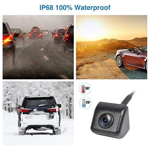  PARKVISION Rearview Camera, Flexible Mounting Position Allows Car Rear View Camera With Inverted Image Vertical And Parking Line Optional [PAL 120]