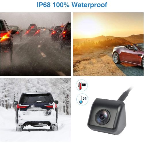  PARKVISION Rearview Camera, Flexible Mounting Position Allows Car Rear View Camera With Inverted Image Vertical And Parking Line Optional [PAL 120]