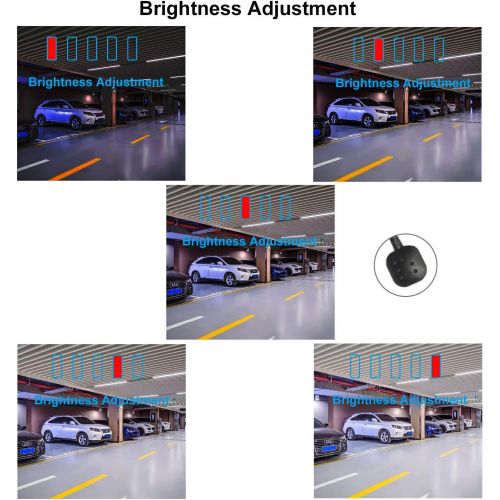  PARKVISION Rear View Camera, One Button Operation to Switch the Image, Flexible Camera Mounting