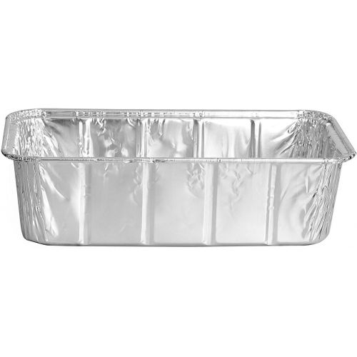  [아마존베스트]Party Bargains Loaf Pans | Heavy Duty Durable Quality Disposable Aluminum 2Lb Bread Tins | Perfect for Bakery, Homemade Cakes, Meatloaf & Food Serving - 8.5 X 4.5 X 2.5 | Pack of 2