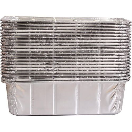  [아마존베스트]Party Bargains Loaf Pans | Heavy Duty Durable Quality Disposable Aluminum 2Lb Bread Tins | Perfect for Bakery, Homemade Cakes, Meatloaf & Food Serving - 8.5 X 4.5 X 2.5 | Pack of 2