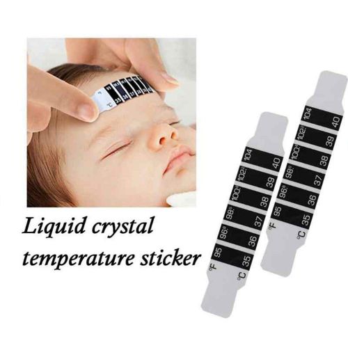  [아마존베스트]PASNOWFU Instant Read Forehead Temperature Thermometer Strips,Reusable Fever Thermometer Strip,Adhesive Checking Thermometer Strip of Children/Infants/Adults/Elderly People(6pcs)