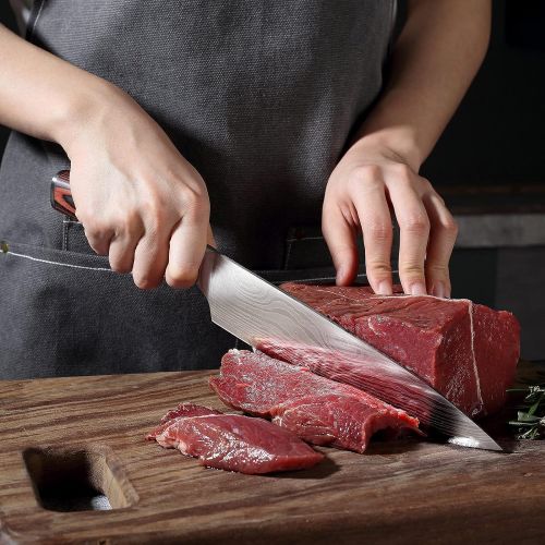  [아마존베스트]Chef’s Knife - PAUDIN Pro Kitchen Knife, 8-Inch Chefs Knife N1 made of German High Carbon Stainless Steel, Ergonomic Handle, Ultra Sharp, The Best Choice for Kitchen & Restaurant