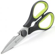 [아마존베스트]PAUDIN Kitchen Shears, All Purpose Heavy Duty Kitchen Scissors Premium Stainless Steel Ultra Sharp Come Apart Food Shears for Cutting Chicken, Fish, Vegetables, Herbs, BBQ, Black G