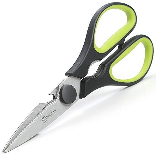  [아마존베스트]PAUDIN Kitchen Shears, All Purpose Heavy Duty Kitchen Scissors Premium Stainless Steel Ultra Sharp Come Apart Food Shears for Cutting Chicken, Fish, Vegetables, Herbs, BBQ, Black G