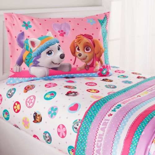  Nickelodeons Paw Patrol Best Pup Pals Kids Bedding Sheet Set, Twin