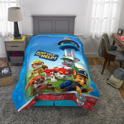  PAW Patrol Nickelodeons Paw Patrol Kids Bedding Comforter, Twin