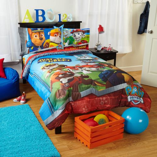  PAW Patrol Nickelodeons Paw Patrol Kids Bedding Comforter, Twin