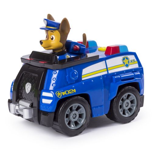  PAW Patrol  Chase’s Transforming Police Cruiser with Flip-open Megaphone, for Ages 3 and Up