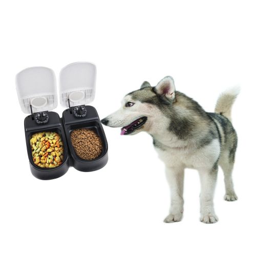  PAWISE Automatic Pet Feeder for Dogs, Cats and Small Animals,Auto Pet Food Dispenser