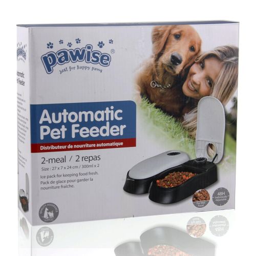  PAWISE Automatic Pet Feeder for Dogs, Cats and Small Animals,Auto Pet Food Dispenser